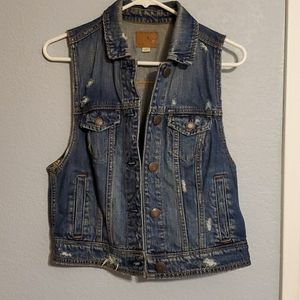 American Eagle Denim Vest
